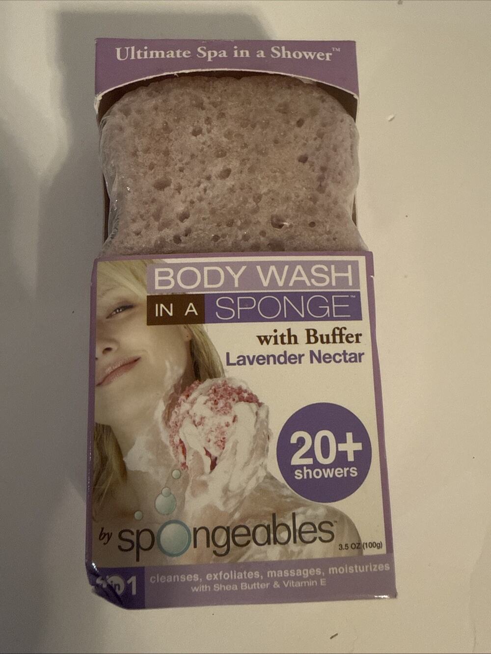 SPONGEABLES Body Wash and a Sponge - Lavender Nectar Discontinued
